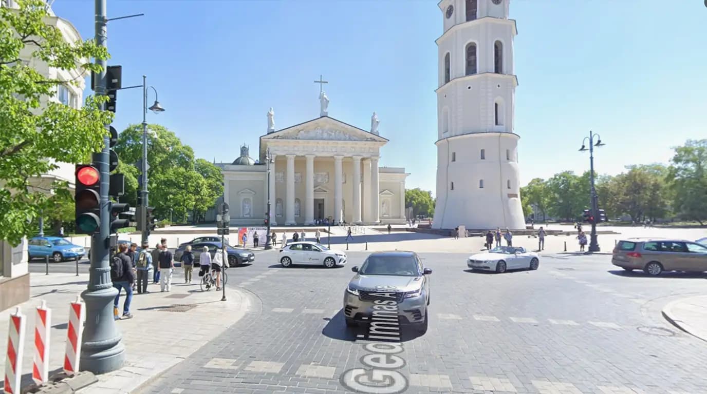 Įvykio vieta Google Street View vaizde